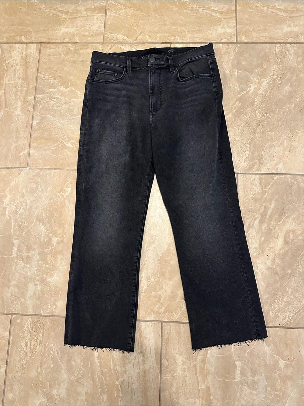 Joe's Jeans Black Cropped Callie cropped boot cut Jeans